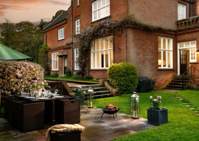 Gresham Hall is a large, dog-friendly, Edwardian holiday home with an open fire, hot tub and tennis court near the North Norfolk coast | Gresham Hall Estate