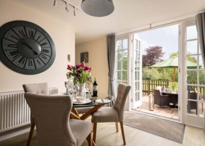 Ground Wing is a romantic holiday apartment for two with a hot tub and tennis court near the North Norfolk coast | Gresham Hall Estate